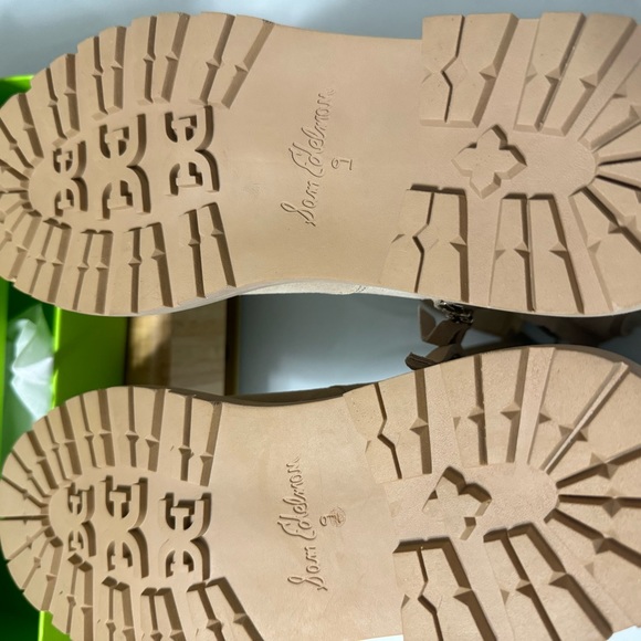 Sam Edelman Lex Sesame Suede Lace Up Boots Size 9 - Picture 5 of 5